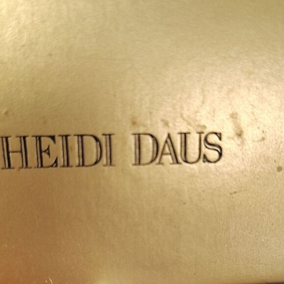 Heidi Daus Black and Gold Ornate Watch - Picture 2 of 3